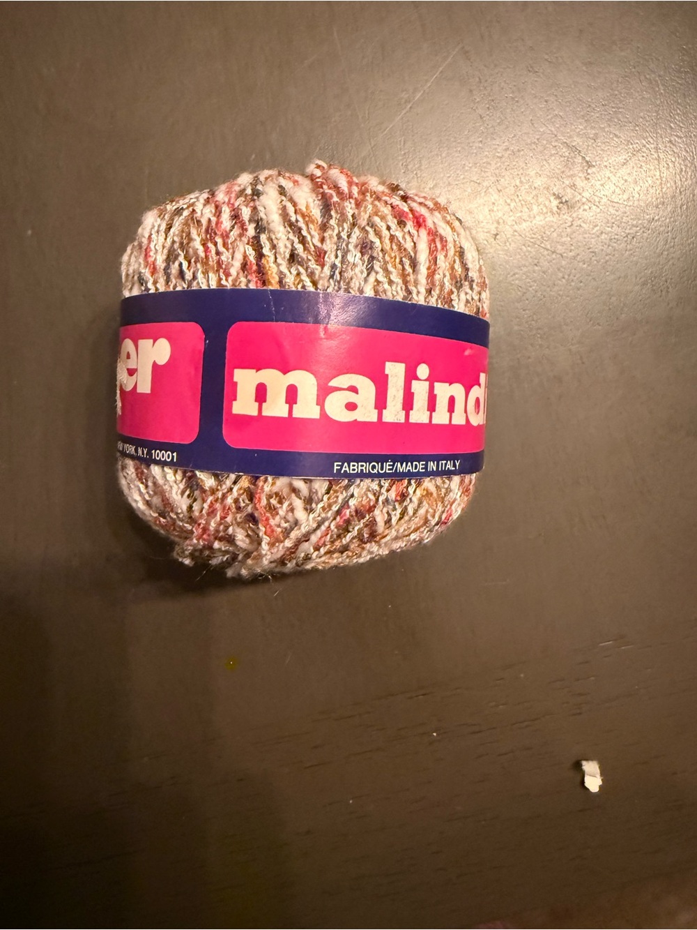 Vintage Unger Malindi Multicolor Variegated DK Yarn Cotton Acrylic Rayon Nylon